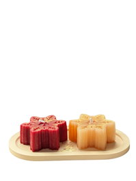Aberto Design Christmas Candle Set11 Multicolor